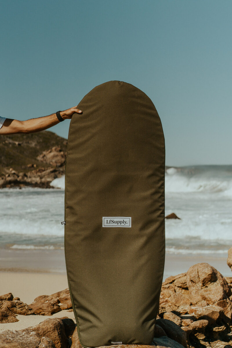 foilboard, hydrofoil, larry foiler, board bag, board cover, foil surfing, wing foil, recycled, canvas, heavy duty, travel bag, foilboarding, lfsupply, adventure series