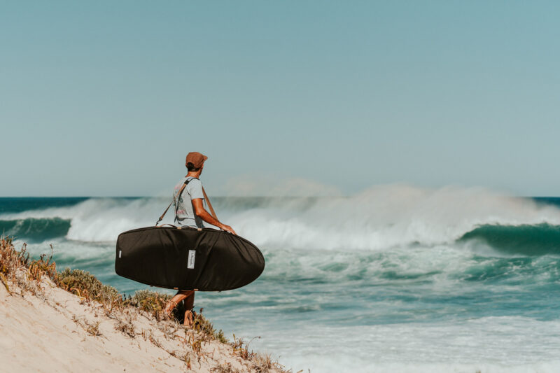 foilboard, hydrofoil, larry foiler, board bag, board cover, foil surfing, wing foil, recycled, canvas, heavy duty, travel bag, foilboarding, lfsupply, adventure series