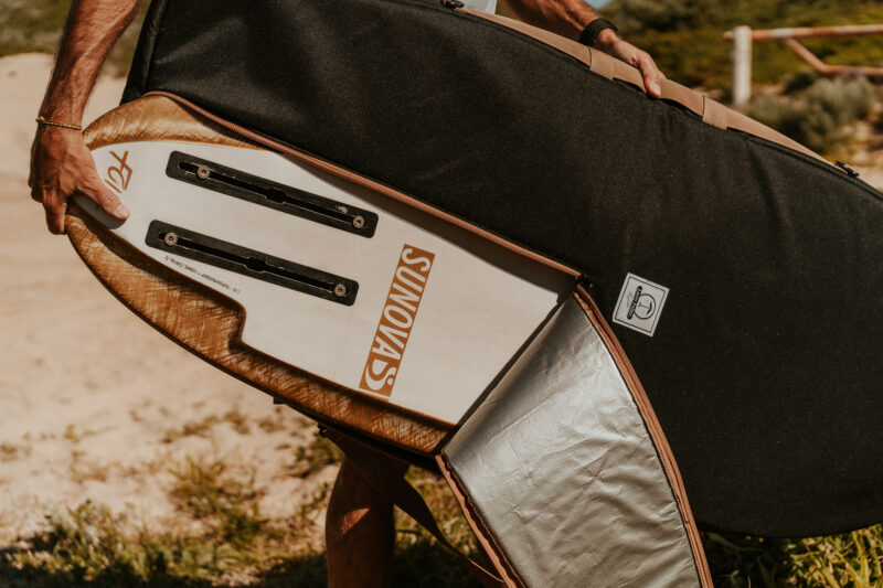 foilboard, hydrofoil, larry foiler, board bag, board cover, foil surfing, wing foil, recycled, canvas, heavy duty, travel bag, foilboarding, lfsupply, adventure series