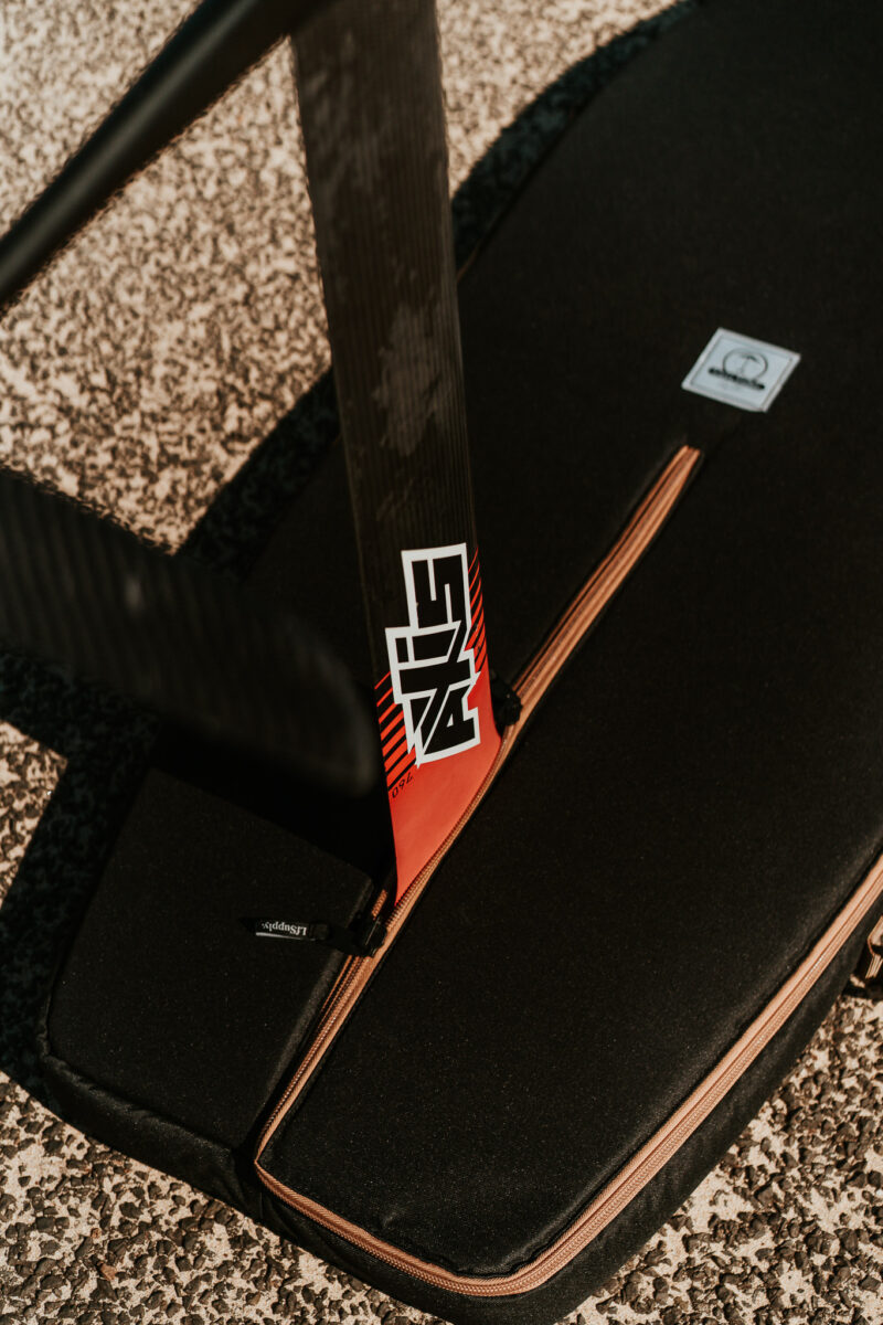 foilboard, hydrofoil, larry foiler, board bag, board cover, foil surfing, wing foil, recycled, canvas, heavy duty, travel bag, foilboarding, lfsupply, adventure series