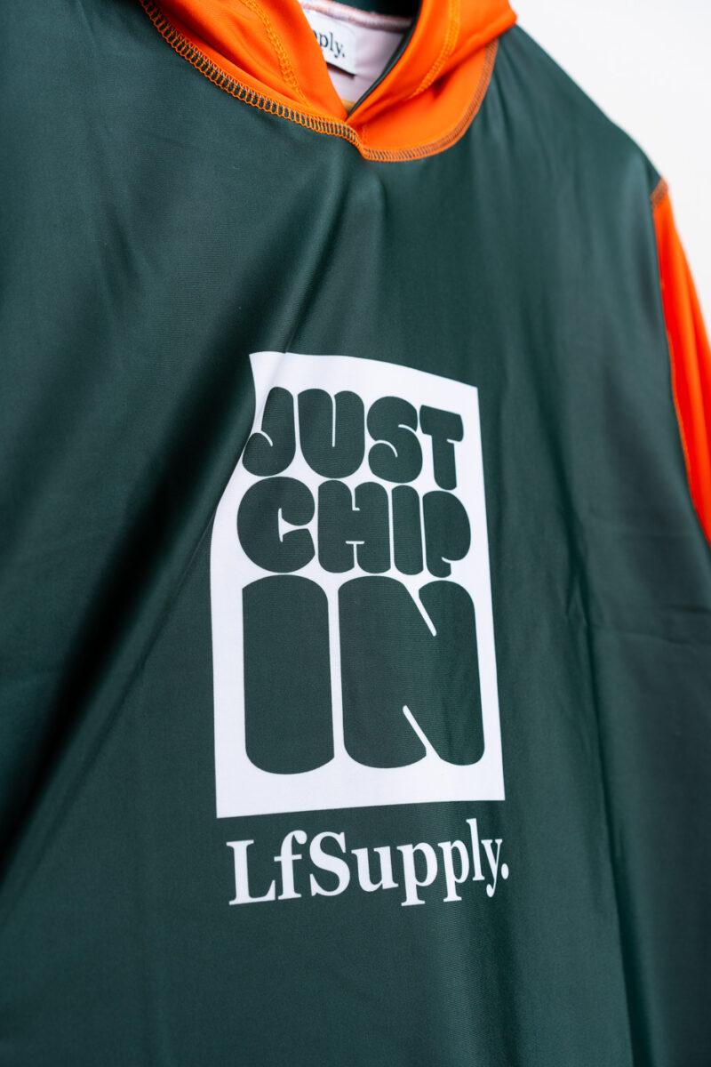 lfsupply ,rash vest, rash shirt, rashie, rashy, just chip in, foiling, foil, hydrofoil, merch, merchandise, downwind